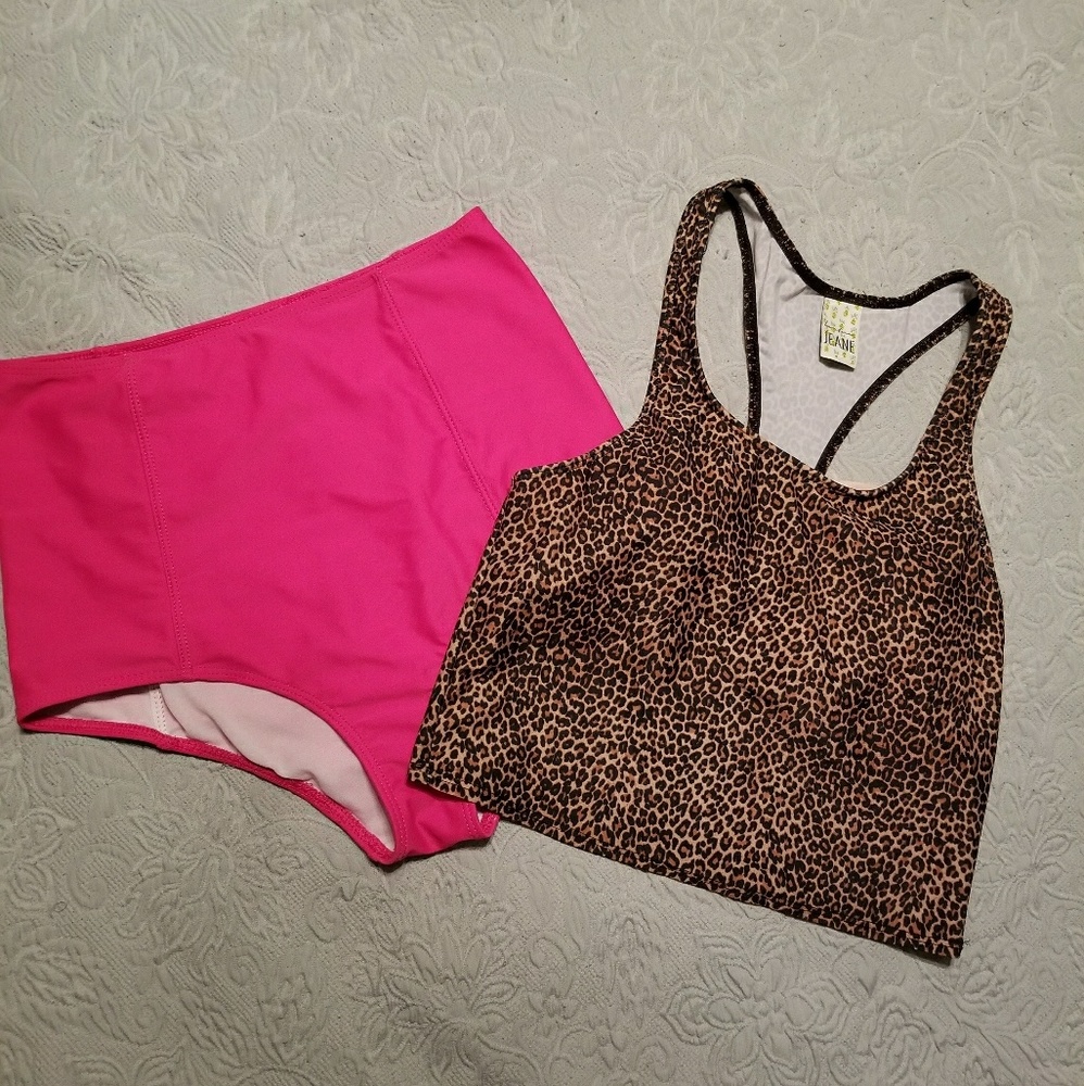 *SOLD* Small Kortni Jeane Racerback Swim Top